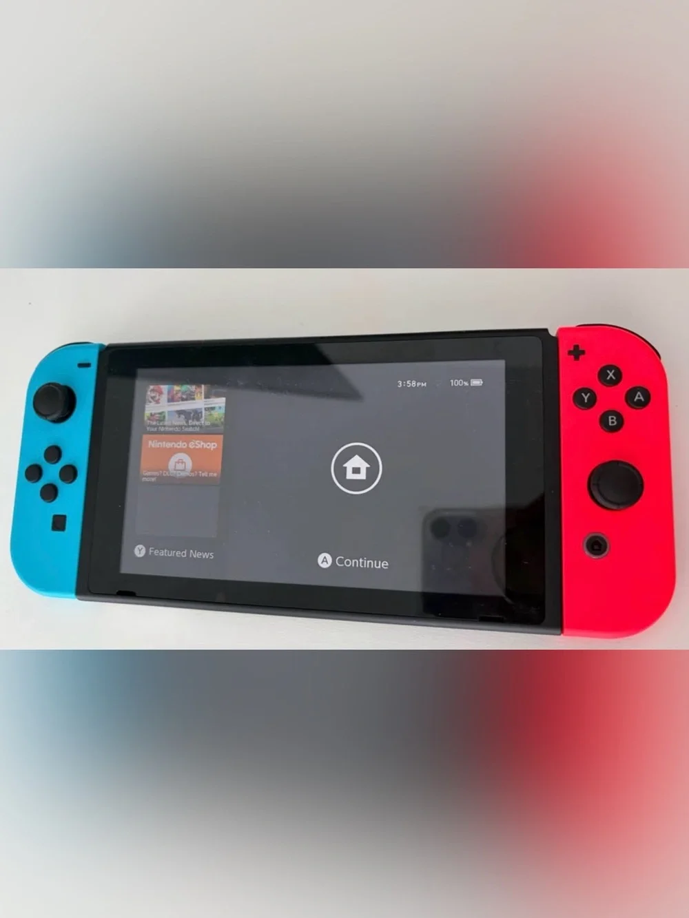 Nintendo Switch Neon Blue Red Joy-Con Console Dock Charger